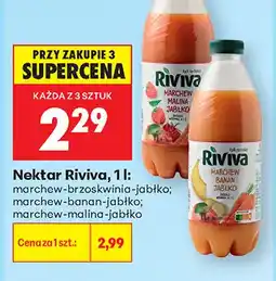 Biedronka Nektar Riviva marchew-banan-jabłko oferta