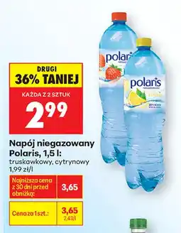 Biedronka Napój niegazowany Polaris truskawkowy oferta