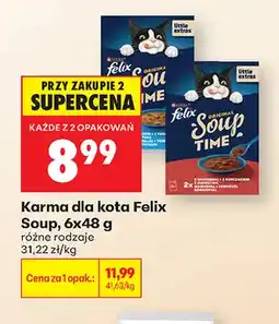 Biedronka Karma dla kota Felix Soup 6-pak oferta