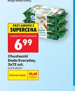 Biedronka Chusteczki Dada Everyday 3-pak 72 szt oferta