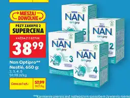 Biedronka Mleko modyfikowane Nan Optipro 2 Nestlé oferta