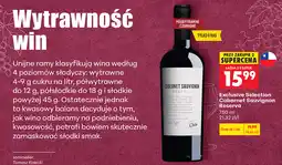 Biedronka Wino wytrawne czerwone Exclusive Selection Cabernet Sauvignon Reserva oferta