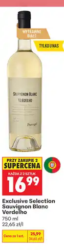 Biedronka Wino Exclusive Selection Sauvignon Blanc Verdelho oferta