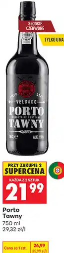 Biedronka Wino Porto Tawny Velgado oferta