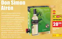 Biedronka Wino wytrawne białe Don Simon Airén oferta