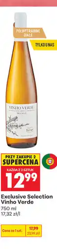 Biedronka Wino Exclusive Selection Vinho Verde oferta