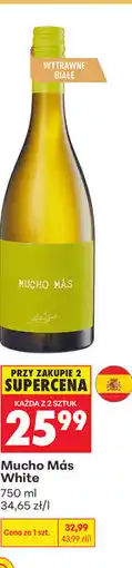 Biedronka Wino wytrawne białe Mucho Más White oferta