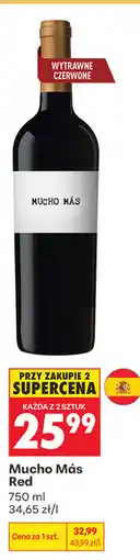 Biedronka Wino wytrawne czerwone Mucho Más Red oferta