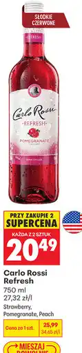 Biedronka Napój winny Carlo Rossi Refresh oferta