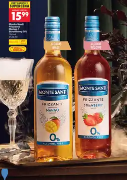 Biedronka Wino bezalkoholowe Monte Santi Frizzante Mango 0% oferta