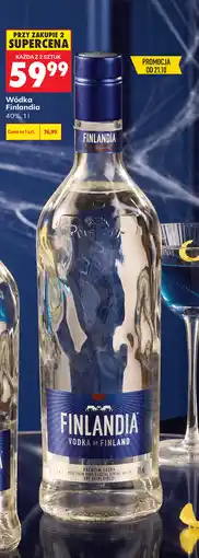 Biedronka Wódka Finlandia 40% oferta