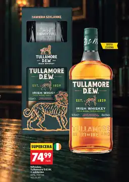 Biedronka Whiskey Irish Tullamore D.E.W. ze szklanką oferta