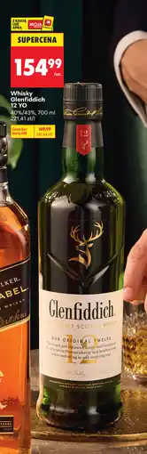 Biedronka Whisky Glenfiddich 12 YO oferta