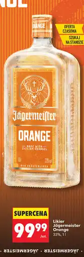 Biedronka Likier Jägermeister Orange 33% oferta