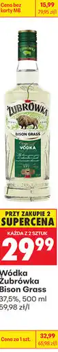 Biedronka Wódka Żubrówka Bison Grass oferta