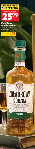 Biedronka Żołądkowa Gorzka z Miętą 28% oferta