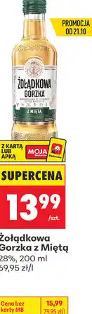 Biedronka Żołądkowa Gorzka z Miętą oferta