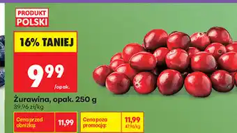 Biedronka Żurawina, opak oferta