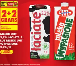 Biedronka Mleko UHT 3,2% Łaciate, 1 l lub Mleko UHT Wypasione 3,2% oferta