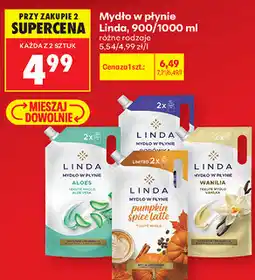 Biedronka Mydło w płynie Linda, 900/1000 ml oferta