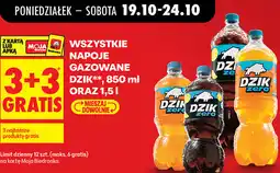 Biedronka Napoje gazowane Dzik, 850 ml, 1,5 l oferta