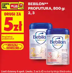 Biedronka Mleko Bebilon PROFUTURA oferta