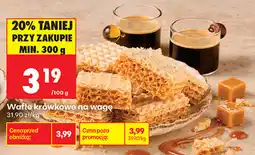 Biedronka Wafle krówkowe na wagę oferta