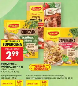 Biedronka Pomysł na... Winiary oferta