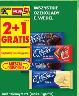 Biedronka Wszystkie czekolady E. Wedel oferta