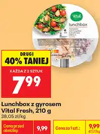 Biedronka Lunchbox z gyrosem Vital Fresh oferta