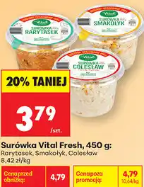 Biedronka Surówka Vital Fresh, 450 g: Rarytasek, Smakołyk, Colesław oferta