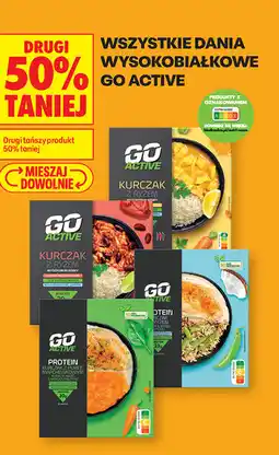 Biedronka Wszystkie dania wysokobiałkowe Go Active oferta