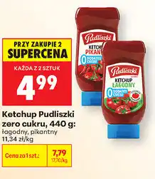 Biedronka Ketchup zero cukru Pudliszki oferta