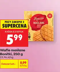 Biedronka Wafle maślane Bonitki oferta