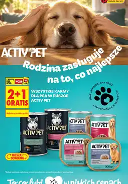 Biedronka Wszystkie karmy dla psa w puszce Activ Pet oferta