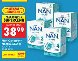 Biedronka Mleko modyfikowane Nan Optipro Nestlé oferta