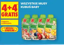 Biedronka Musy owocowe Kubuś Baby oferta