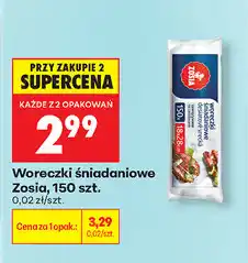Biedronka Woreczki śniadaniowe Zosia, 150 szt oferta