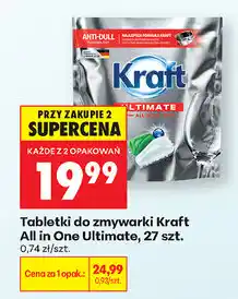 Biedronka Tabletki do zmywarki Kraft All in One Ultimate, 27 szt oferta