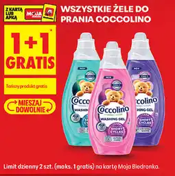 Biedronka Wszystkie żele do prania Coccolino oferta