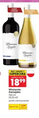 Biedronka Wino czerwone Winiarnia Zamojska czarna porzeczka oferta