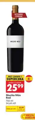 Biedronka Wino czerwone Mucho Más Red oferta