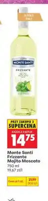 Biedronka Wino musujące Monte Santi Frizzante Mojito Moscato oferta