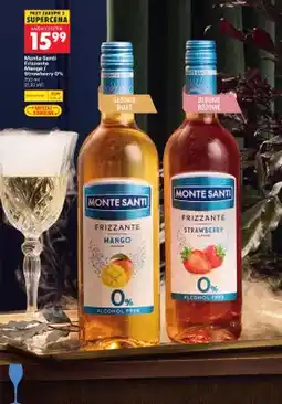 Biedronka Wino bezalkoholowe Monte Santi Frizzante Mango oferta