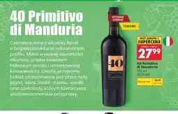 Biedronka Wino czerwone 40 Primitivo di Manduria oferta