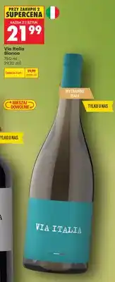 Biedronka Wino białe Via Italia Bianco oferta