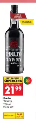 Biedronka Wino czerwone Porto Tawny Velgado oferta