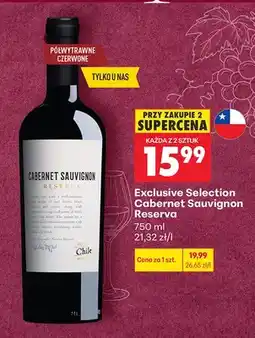 Biedronka Wino czerwone Exclusive Selection Cabernet Sauvignon Reserva oferta