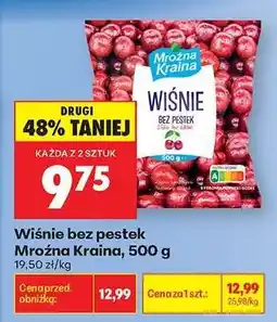 Biedronka Wiśnie bez pestek Mroźna Kraina, 500 g oferta