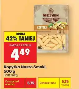Biedronka Kopytka Nasze Smaki, 500 g oferta
